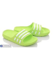 Шлепки дитячі на літо (12 пар р.30-35) зелений  "Kalabok"