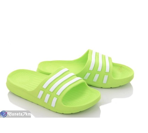 Шлепки дитячі на літо (12 пар р.30-35) зелений  "Kalabok"
