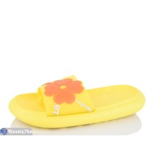 Шлепки жіночі на літо (8 пар р.36-41) жовтий  "Kalabok"