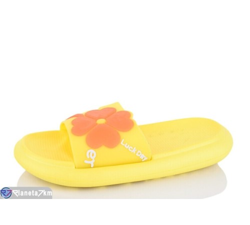 Шлепки жіночі на літо (8 пар р.36-41) жовтий  "Kalabok"