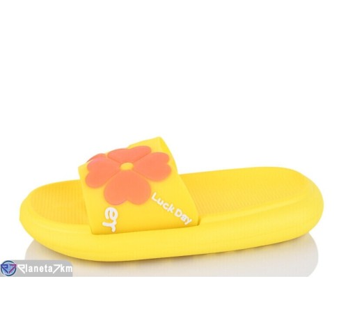 Шлепки дитячі на літо (12 пар р.30-35) жовтий  "Kalabok"