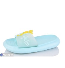 Шлепки дитячі на літо (12 пар р.30-35) блакитний  "Kalabok"