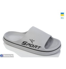 Шлепки чоловічі на літо (8 пар р.41-46) сірий  "LOTTOS"