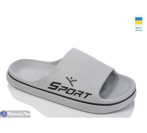 Шлепки чоловічі на літо (8 пар р.41-46) сірий  "LOTTOS"