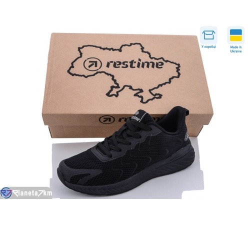 Кросівки жіночі на весну/осінь (8 пар р.36-41) чорний  "Restime"