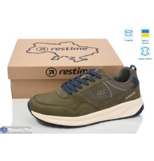 Кросівки чоловічі на весну/осінь (8 пар р.41-45) хакі  "Restime"