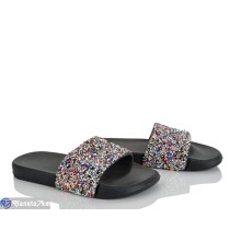 Шлепки дитячі на літо (12 пар р.30-35) чорний  "Laifakids"