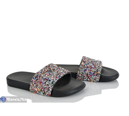 Шлепки дитячі на літо (12 пар р.30-35) чорний  "Laifakids"