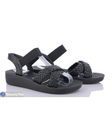 Босоніжки жіночі на літо (8 пар р.36-41) чорний  "Normashoes"