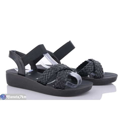 Босоніжки жіночі на літо (8 пар р.36-41) чорний  "Normashoes"