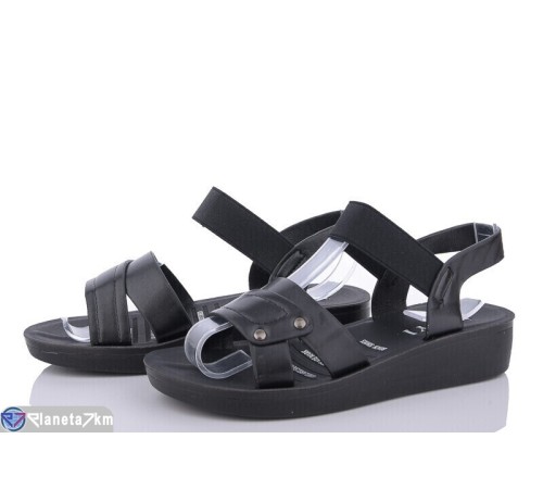 Босоніжки жіночі на літо (8 пар р.36-41) чорний  "Normashoes"