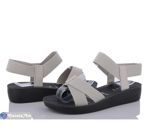 Босоніжки жіночі на літо (8 пар р.36-41) сірий  "Normashoes"