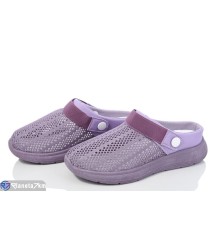 Жіночі сабо на літо (8 пар р.37-41) фіолетовий  "Normashoes"