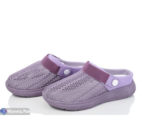 Жіночі сабо на літо (8 пар р.37-41) фіолетовий  "Normashoes"