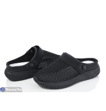 Жіночі сабо на літо (8 пар р.37-41) чорний  "Normashoes"