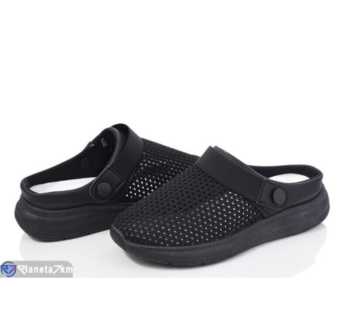 Жіночі сабо на літо (8 пар р.37-41) чорний  "Normashoes"