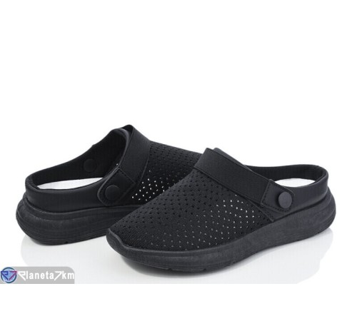 Жіночі сабо на літо (8 пар р.37-41) чорний  "Normashoes"