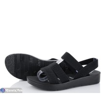 Босоніжки жіночі на літо (8 пар р.36-41) чорний  "Normashoes"