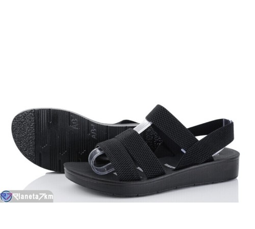 Босоніжки жіночі на літо (8 пар р.36-41) чорний  "Normashoes"