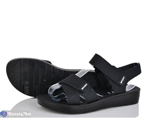 Босоніжки жіночі на літо (8 пар р.36-41) чорний  "Normashoes"