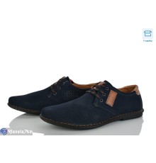 Туфлі чоловічі на літо (8 пар р.41-46) синій  "HoRIK"