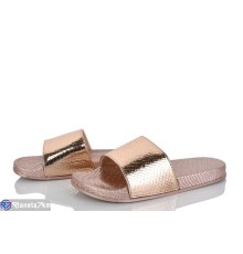 Шлепки жіночі на літо (8 пар р.36-41) золотий  "LAIFA"