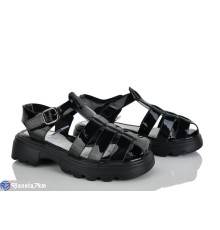 Дитячі босоніжки на літо (8 пар р.32-37) чорний  "Laifakids"