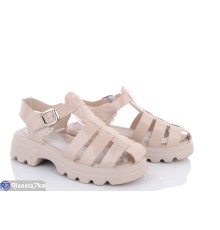 Дитячі босоніжки на літо (8 пар р.32-37) бежевий  "Laifakids"