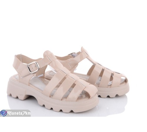 Дитячі босоніжки на літо (8 пар р.32-37) бежевий  "Laifakids"