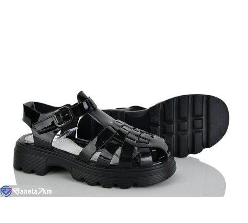 Дитячі босоніжки на літо (8 пар р.32-37) чорний  "Laifakids"