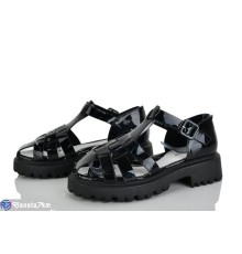 Дитячі босоніжки на літо (8 пар р.32-37) чорний  "Laifakids"