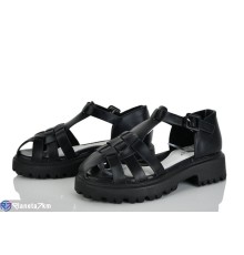 Дитячі босоніжки на літо (8 пар р.32-37) чорний  "Laifakids"