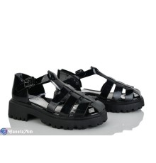 Дитячі босоніжки на літо (8 пар р.32-37) чорний  "Laifakids"