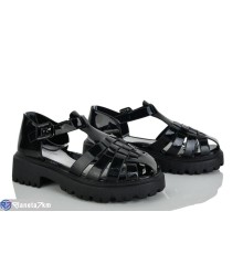 Дитячі босоніжки на літо (8 пар р.32-37) чорний  "Laifakids"