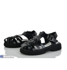 Дитячі босоніжки на літо (8 пар р.27-32) чорний  "Laifakids"