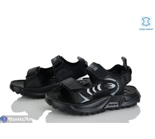 Сандалі дитячі на літо (8 пар р.26-30) чорний  "Laifakids"
