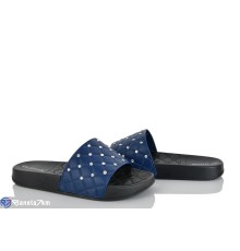 Шлепки жіночі на літо (8 пар р.36-41) синій  "LAIFA"