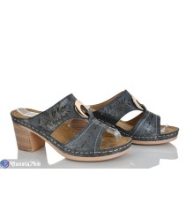 Шлепки жіночі на літо (8 пар р.36-41) графіт  "LAIFA"