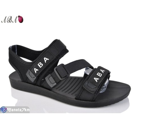 Босоніжки жіночі на літо (8 пар р.36-41) чорний  "Aba"