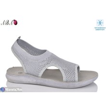 Босоніжки жіночі на літо (8 пар р.36-41) сірий  "Aba"