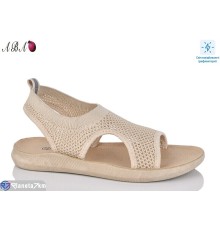 Босоніжки жіночі на літо (8 пар р.36-41) бежевий  "Aba"