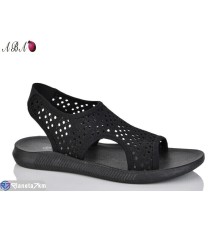 Босоніжки жіночі на літо (8 пар р.36-41) чорний  "Aba"