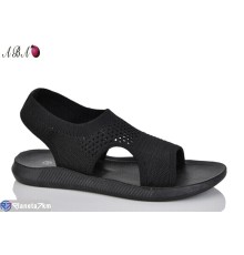 Босоніжки жіночі на літо (8 пар р.36-41) чорний  "Aba"