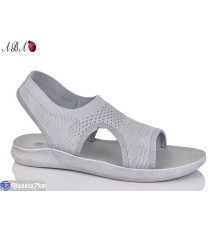 Босоніжки жіночі на літо (8 пар р.36-41) сірий  "Aba"