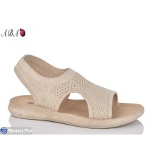 Босоніжки жіночі на літо (8 пар р.36-41) бежевий  "Aba"