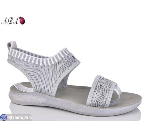 Босоніжки жіночі на літо (8 пар р.36-41) сірий  "Aba"