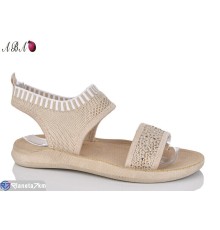 Босоніжки жіночі на літо (8 пар р.36-41) бежевий  "Aba"