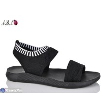 Босоніжки жіночі на літо (8 пар р.36-41) чорний  "Aba"