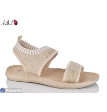 Босоніжки жіночі на літо (8 пар р.36-41) бежевий  "Aba"