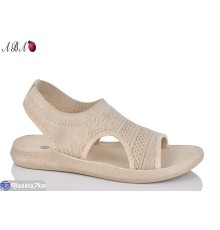 Босоніжки жіночі на літо (8 пар р.36-41) бежевий  "Aba"